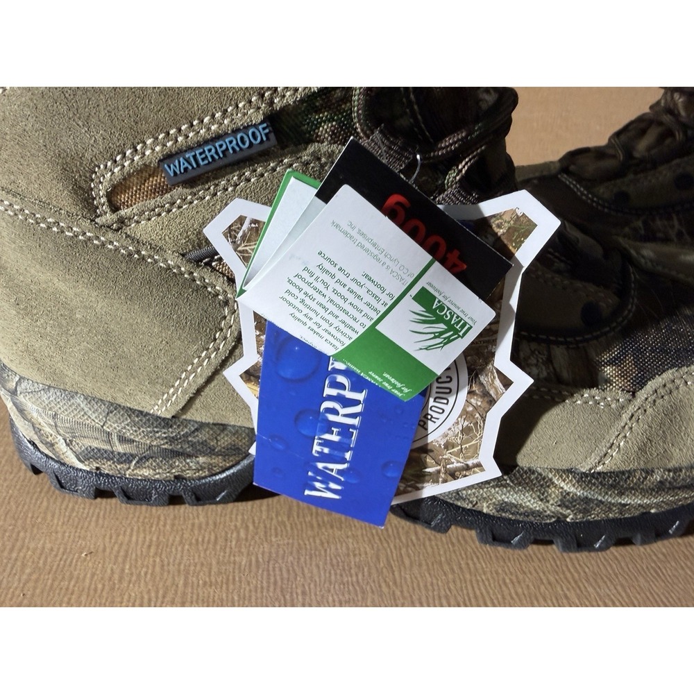 Itasca Mens Size 9Brown Leather Thinsulate Insulated Boots Brand New Grove - Picture 7 of 8